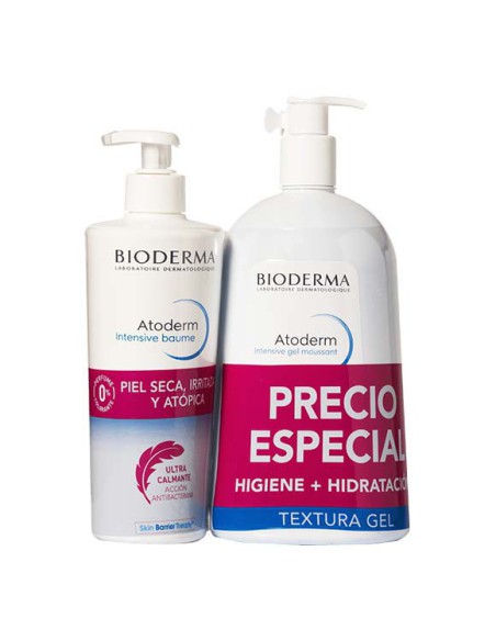 BIODERMA PACK ATODERM GEL MOUSSANT+BAUME