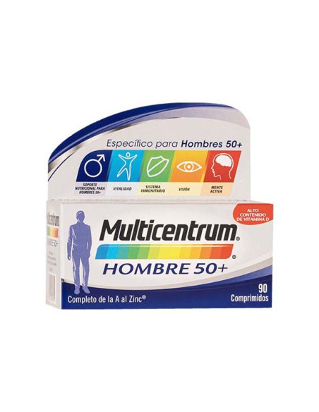 MULTICENTRUM HOMBRE 50+ 90 COMPRIMIDOS