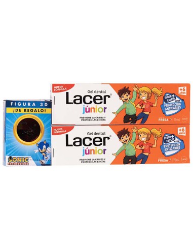 LACER JUNIOR PASTA 75 ML FRESA DUPLO...