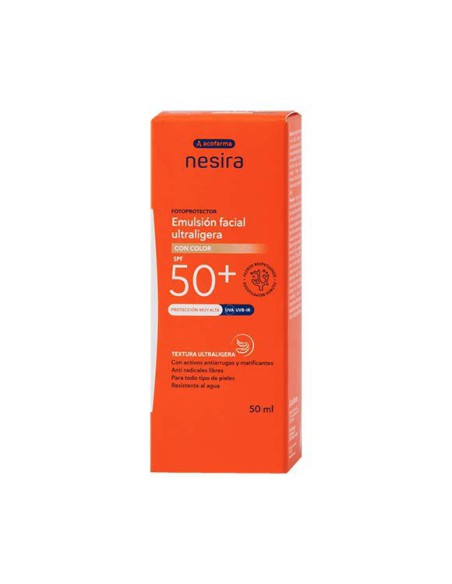 ACOFAR  SPF 50+EMULSION FACIAL ULTRALIGERA COLOR