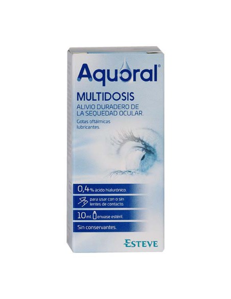AQUORAL GOTAS C/ A HIALO 0.4% MULTIDOSIS 10 ML