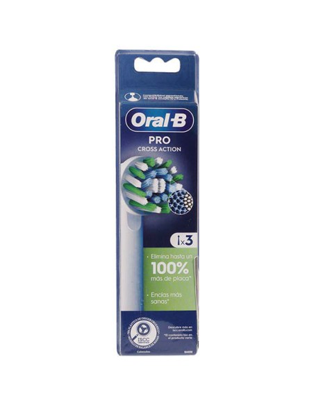 ORAL-B CROSS ACTION RECAMBIOS CEPILLO 3 UNIDADES