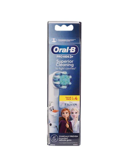 ORAL-B RECAMBIO CEPILLO FROZEN 4 UNIDADES