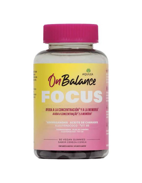 AQUILEA ONBALANCE FOCUS 60 GOMINOLAS SABOR CEREZ