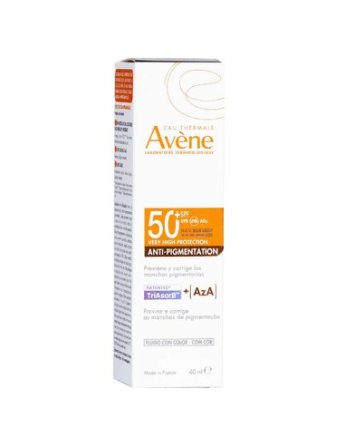 AVENE SOLAR  50+ ANTIMANCHAS FLUIDO...