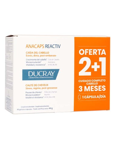 ANACAPS REACTIV CABELLO UÑAS DUCRAY 3...