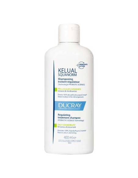 KELUAL SQUANORM CHAMPU CASPA GRASA DUCRAY 400 ML