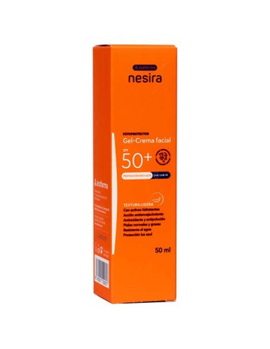 ACOFARMA  SPF 50 + GEL CREMA  FACIAL...