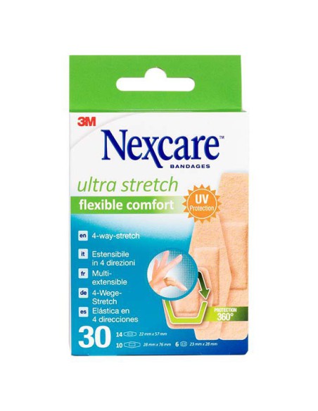 3M NEXCARE COMFORT 30 TIRAS SURTIDAS