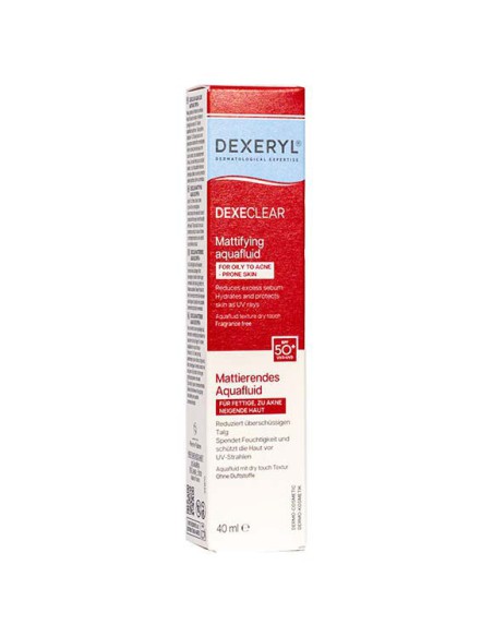 DEXECLEAR AQUAFLUIDO MATIFICANTE FPS 50+ 40 ML