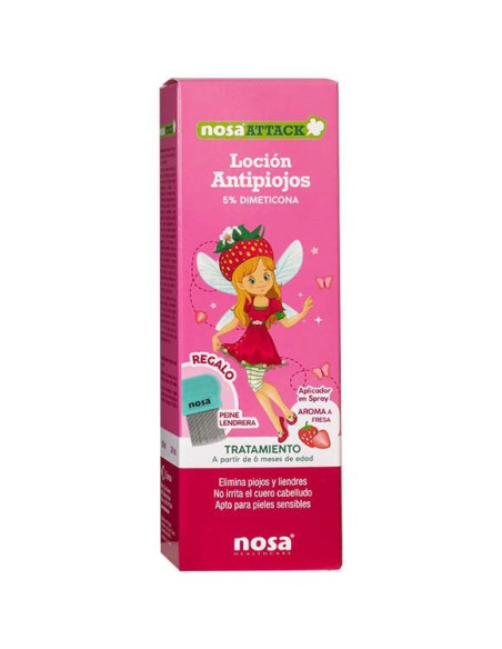 NOSA ATTACK 5% DIMETICONA +LIENDRERA FRESA 100 M