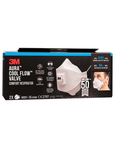 MASCARILLA PARTICULAS FILTRO 3M 1 UNIDAD