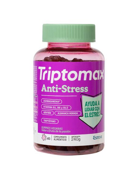 TRIPTOMAX ANTI-STRESS 60 GUMMIES SABOR FRUTA DE