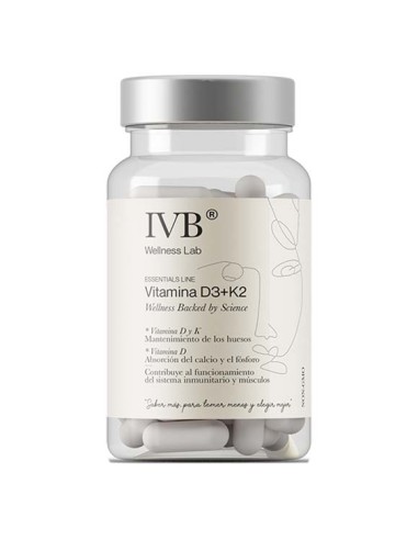 IVB VITAMINA D3+K2 60 CAPSULAS