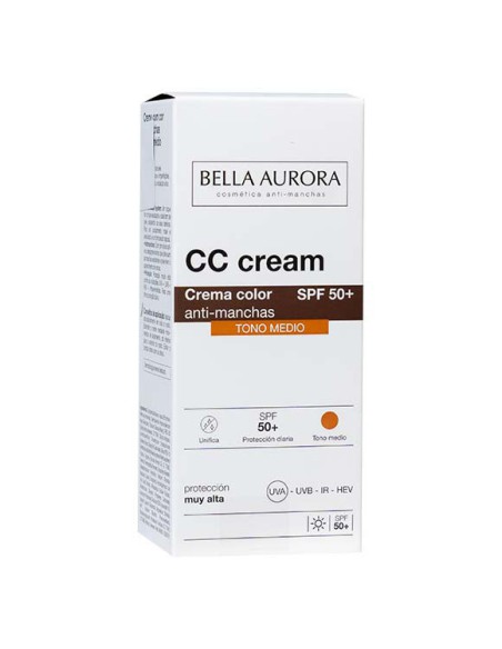 BELLA AURORA CC CREAM SPF50 TONO MEDIO 30ML