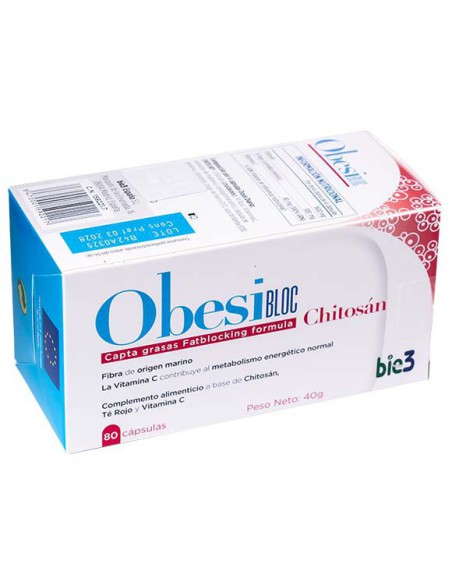 BIE3 CHITOSAN 500 MG 80 CAPSULAS