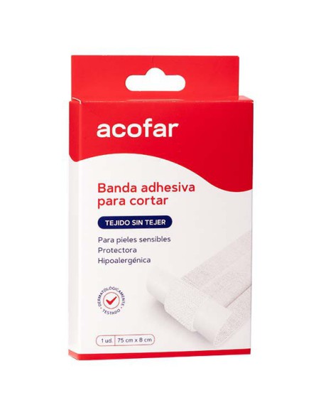 ACOFAR BANDA TEJIDO APOSITO ADHESIVO 75X8 CM