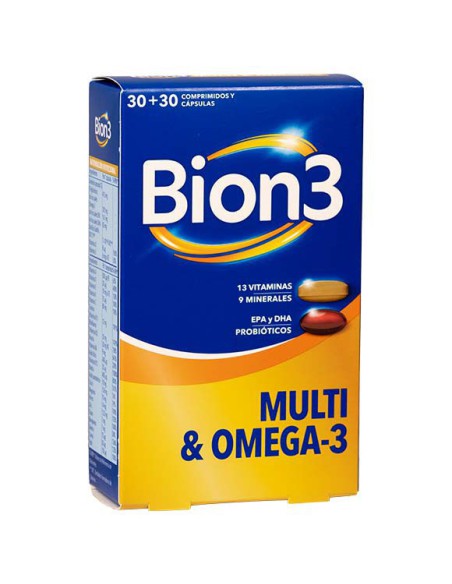 BION3 MULTI & OMEGA-3 30 COMPRIMIDOS + 30 CAPSUL