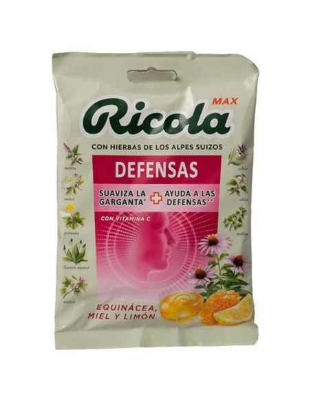 RICOLA MAX BOLSA 70G EQUINAC MIEL LIMON