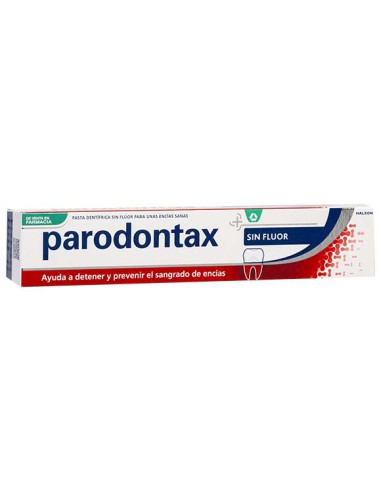 PASTA DENTAL PARODONTAX SIN FLUOR 75 ML.