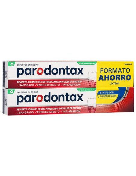 PARODONTAX DUPLO SIN FLUOR 2X75 ML