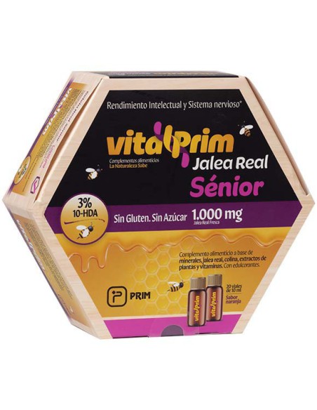 VITALPRIM JALEA REAL SENIOR 20 VIALES  NARANJA