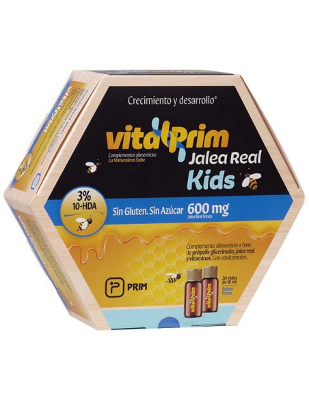 VITALPRIM JALEA REAL KIDS 20 VIALES FRESA