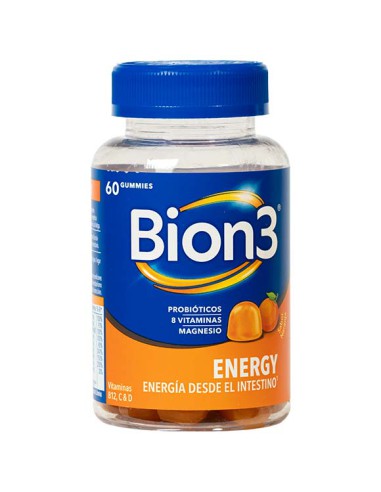 BION 3 ENERGY 60 GUMMIES SABOR NARANJA