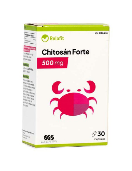 RELAFIT MS CHITOSAN 598 MG 30 CAPS