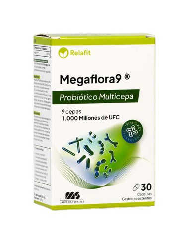 RELAFIT MEGAFLORA 9 PROBIOTICO
