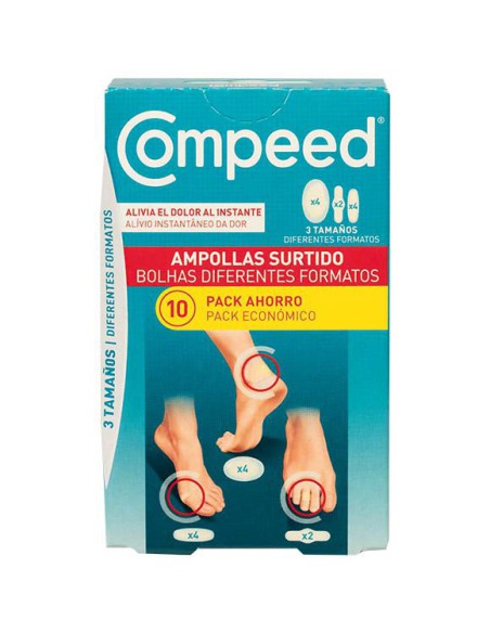 COMPEED AMPOLLAS SURTIDO 3 TAMAÑOS PACK AHORRO