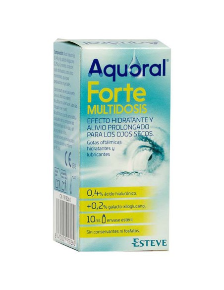 AQUORAL FORTE MULTIDOSIS GOTAS OFTALMICAS 10 ML