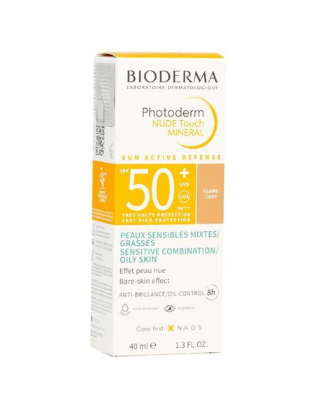 BIODERMA PHOTODERM NUDE SPF 50+ COLOR CLARO 40 M