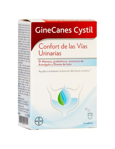 GINECANES CYSTIL 14 SOBRES PREBIOTICOS