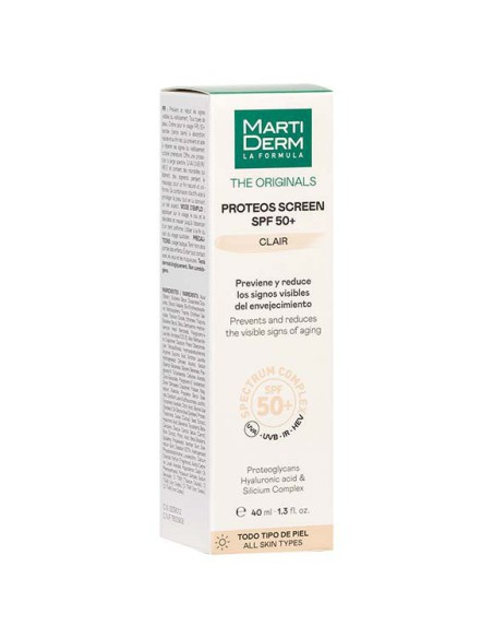 MARTIDERM PROTEOS SCREEN SPF 50+ CLAIR 1 ENVASE