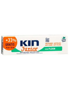 KIN JUNIOR PASTA DENTIFRICA 75+ 25 ML MENTA SUA