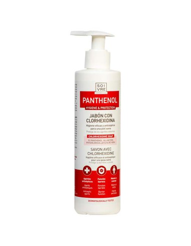 SOIVRE  PANTHENOL 5% JABON  CLOREXIDINA 250 ML