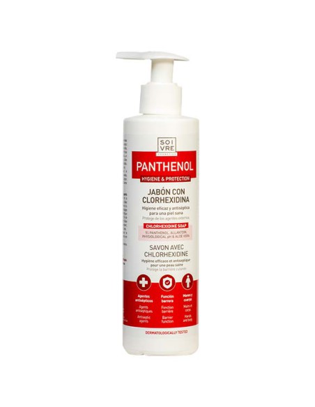 SOIVRE  PANTHENOL 5% JABON  CLOREXIDINA 250 ML