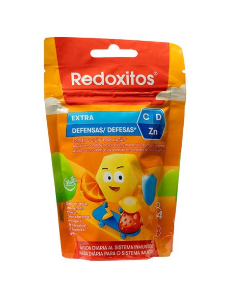 REDOXITOS EXTRA DEFENSAS 25 CARAMELOS  NARANJA