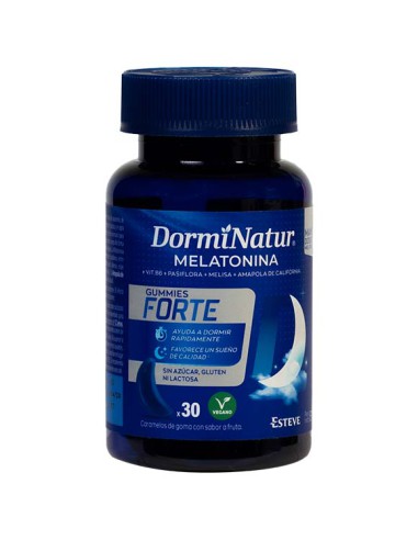 DORMINATUR FORTE MELATONINA 30 GUMMIES SIN AZÚCA