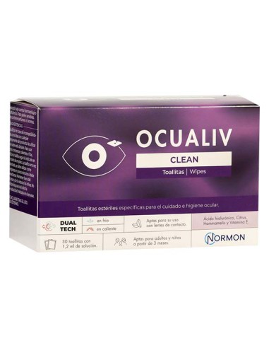 OCUALIV CLEAN 30 TOALLITAS
