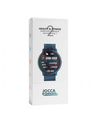 SMARTWATCH JOCCA PHARMA  PREMIUM ROUNDED  BLUE