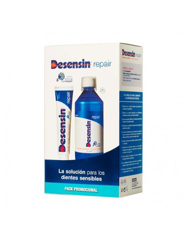 DESENSIN REPAIR PASTA DENTAL + COLUTORIO PACK 75