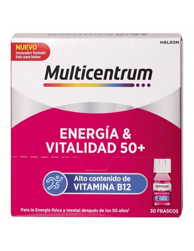 MULTICENTRUM ENERGIA & VITALIDAD 50+ 30 FRASCOS