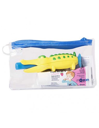 CEPILLO DENTAL INFANTIL COCODRILO +PASTA