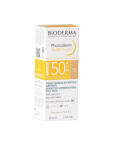 BIODERMA PHOTODERM NUDE SPF 50+  DORADO 40 ML