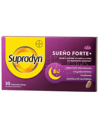 SUPRADYN SUEÑO FORTE+ 30 COMPRIMIDOS BICAPA