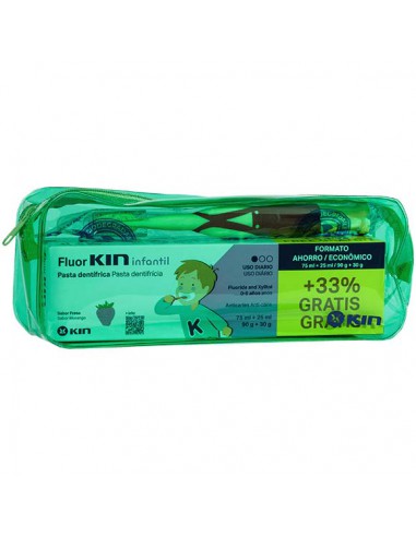 KIN NECESER INFANTIL PASTA +33% GRATIS+CEPILLO