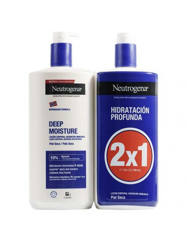 NEUTROGENA LOCION HIDRATACION PROFUNDA 750 ML2X1