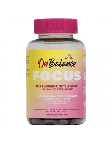 AQUILEA ONBALANCE FOCUS 60 GOMINOLAS SABOR CEREZ